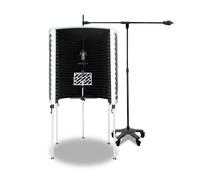Imperative Acoustics Portable Vocal Booth with Overhead Mic Stand White