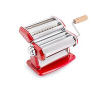 Imperia IPasta Classic Line. Pasta Machine 100% Made in Italy. Fresh Pasta Machine in Steel. Manual Roller with Crank. Creates Dough Sheets for Lasagne, Tagliolini, Fettuccine. (IPasta Rossa)