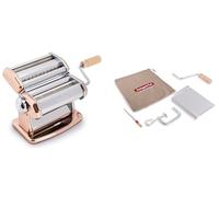 Imperia IPASTA Ruvida Gourmet Line. Rough Pasta Machine. 100% Made in Italy. Fresh Pasta Machine in Stainless Steel. Roller Creates a Rough Texture for Lasagne, Pappardelle, Fettuccine.