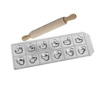 Imperia Raviolamp Ravioli Heart Shaped Aluminum Steel Enamel Mold