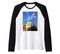 Imperial Airways Flying Over Sphinx Egypt Vintage Ad Raglan Baseball Tee