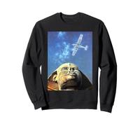 Imperial Airways Flying Over Sphinx Egypt Vintage Ad Sweatshirt