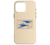 Imperial Airways Vintage Air Mail Label - Art Deco Planes Case for iPhone 16 Pro Max