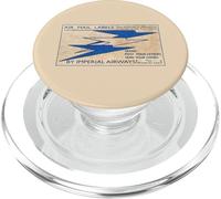 Imperial Airways Vintage Air Mail Label - Art Deco Planes PopSockets PopGrip for MagSafe