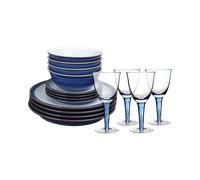 Imperial Blue 16 Piece Entertaining Set -