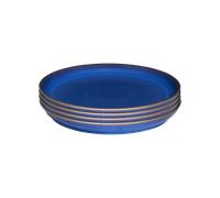 Imperial Blue Coupe Dinner Plates - Set Of 4 -