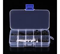 Imperial Club Screws Socket 15×7×2 200pcs Hex Socket Grub Set Screw Cup Point Assortment Kit with Box