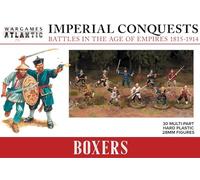 Imperial Conquests - Chinese Boxers - 30 Multi-Part Hard Plastic (HIGH Impact POLYSTYRENE) 28MM Figures…