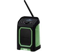 IMPERIAL DABMAN OR 5 Outdoor Radio with DAB+ and Bluetooth 5.3 (5000mAh Battery, 30 Hours Playback, 8 Watt, IP65 Waterproof) - Black/Green