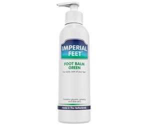 Imperial Feet Foot Balm Green - 150ml Non-Sticky Cream for Dry Feet & Cracked Skin - Aloe Vera Moisturizer for Diabetics - Soothing Hydration & Dryness Skin Repair for Hands, Feet, Legs & Overall Care