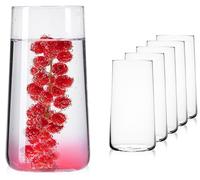 IMPERIAL Glass Drinking Glasses 490 ml (Max. 550 ml) Set of 6 Water Glasses Juice Glasses Long Drink Glasses Cocktail Glasses Large