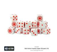 Japanese Army D6 Dice Bolt Action (16) by Warlord Games