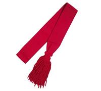 Imperial Kilt British Military Shoulder Sash | Red Wool Cadet Forces Sash with Tassel | Ceremonial & Dress Uniform Accessory for British Army (28in)
