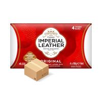 Imperial Leather Bar Soap 90g, Original Classic Cleansing Bar, Pack of 8 x 4 bars (Total 32 bars)