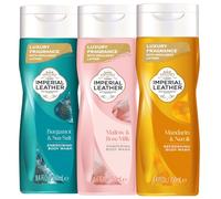 Imperial Leather Body Wash Giftset 3 x 250ml - Luxury Shower Gel Bundle - Bergamot & Sea Salt, Mallow & Rose, Mandarin & Neroli - Long Lasting Fresh Fragrance for Men & Women