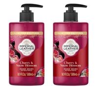 Imperial Leather Cherry & Snow Blossom Hand Wash 2 x 500ml | Limited Edition, Pump Dispenser
