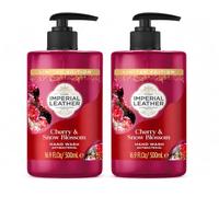 Imperial Leather Cherry & Snow Blossom Hand Wash Twin Pack 2x500ml | Limited Edition, Pump Dispenser, Antibacterial, Cherry & Snow Blossom