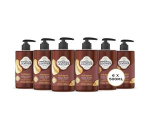 Imperial Leather Indulgent Hand Wash, Oud & Frankincense, Antibacterial, Signature Oil Blend, Gentle Skin Care, Bulk Buy, Pack of 6 x 500ml