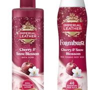Imperial Leather Limited Edition Cherry & Snow Blossom Bath Soak and Foamburst Body Wash