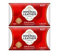 Imperial Leather Original Ivory soap (8 x 90g) Silky Smooth Sensitive Skin Bar, Classy Cleansing Perfume Soap