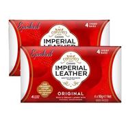 Imperial Leather Original Soap Bars 2 x 4 Pack 110g Long Lasting Creamy Lather Classic Bar Multipack Gentle Cleansing for Hands and Body Refreshing Fragrance Nourishing Moisturising Soap Set