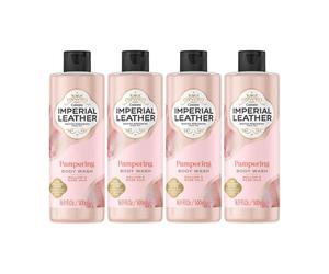 Imperial Leather Pampering Body Wash with Mallow & Rose Milk, 4 x 500ml