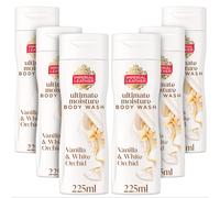 Imperial Leather Ultimate Moisture Vanilla & White Orchid Body Wash, Ultra Rich Lather & Soothing Fragrance, Suitable for Sensitive Skin, Vegan & Cru