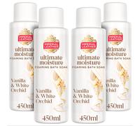 Imperial Leather Ultimate Moisture Vanilla & White Orchid Foaming Bath Soak, Ultra Rich Lather & Fragrance, Suitable for Sensitive Skin