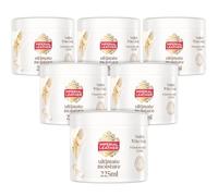 Imperial Leather Ultimate Moisture Vanilla & White Orchid Foaming Exfoliating Body Scrub, Ultra Rich Lather, Suitable for Sensitive Skin, Vegan & Cruelty Free (225ml), Multipack 6 x 225ml
