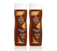 Imperial Leather White Leather & Oud Hair & Body Wash 500ml - Pack of 2 | 2-in-1 Shower Gel for Men | Signature Oil Blend, Rich Lather & Long-Lasting Fragrance | Bulk Buy Grooming Essential