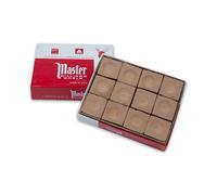 Imperial Master Billiard Pool Chalk, Pack of 12 Cubes, Gold, with Protective Box - Professional Billiards Chalk for Smooth, Even Coating on Cue Tip - Pool Table Accessories Gifts for Men, 18-325