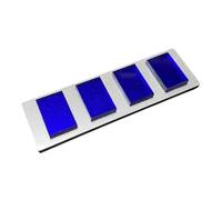 Imperial Officer Rank Bar - Navy Lieutenant - Original Trilogy Dimensions - Made from 3mm Acrylic and fitted with a self adhesive Name Badge Magnet on the back.