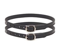Imperial Riding 12mm Black Double Stitched Leather IRH Spur Strap