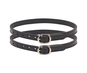 Imperial Riding 12mm Black Double Stitched Leather IRH Spur Strap