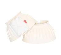 Imperial Riding Bells Boots Heavy Duty Rubber Bell Boots Secure Fastening Shock Absorbing & Water Resistant Training & Riding, Classic Design & Reliable Protection, White, XL