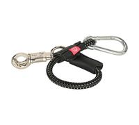 Imperial Riding Elastic Trailer Tie with Panic Hook and Carabiner, 40 cm, Black