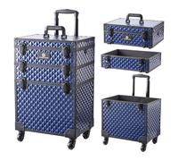 Imperial Riding Grooming Box IHRStackX Deluxe, Sapphire