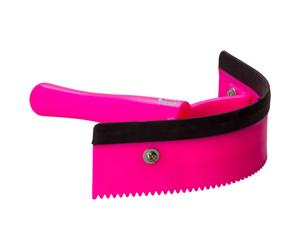 Imperial Riding Half Round Sweat Scraper Plastic Neon Pink - One Size