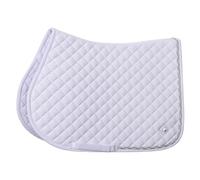 Imperial Riding IRH Basic Cotton VS Saddle Cloth with Diamond Quilting, Glitter Piping and Metal Logo, White, Full