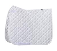 Imperial Riding IRH Basic DR Dressage Saddle Cloth Polyester Twill with Double Strap Fastening and Billet Strap, White, Pony