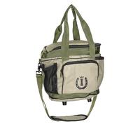 Imperial Riding IRH Basic Grooming Bag with Multiple Compartments, Carry Handles and Shoulder Strap, Light Olive Green, 1 Size