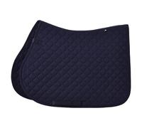 Imperial Riding IRH Basic VS Saddle Cloth Polyester Twill with Double Strap Attachment and Billet Strap, Navy, Full
