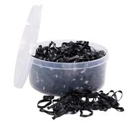 Imperial Riding Horse Mane Plaiting Bands - Soft - Black - Extra Large