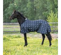 Imperial Riding IRH Carlys Fly Blanket, Lightweight Fly Blanket Made of Fine Mesh with All-Over Print, Summer Blanket with Insect Protection and UV Protection, Grey Pixie Dust AOP, 135
