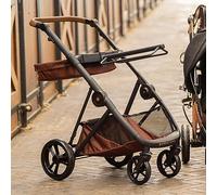 Imperial Riding IRH Carry Light Saddle Car, Saddle and Other Equipment, Folding Aluminium Saddle Caddy with Removable Saddle Holder, Storage Space & Wheels, Brake Function, Gunmetal Metallic