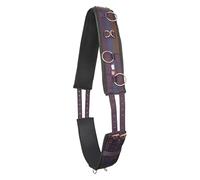 Imperial Riding "IRH Deluxe Extra" Lunging Belt Ergonomic Shape with Withers and Metal Rings Multi Bordeaux Full