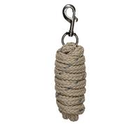 Imperial Riding IRH Deluxe Lead Rope with Lurex Thread, Carabiner Hook, Nylon Coated Light Olive Green