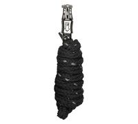 Imperial Riding IRH Deluxe Lead Rope with Lurex Thread, Panic Hook, Coated Nylon, Black