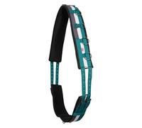 Imperial Riding IRH Deluxe Lunging Belt Polyester with Neoprene Lining and Metal Rings Ocean Cob