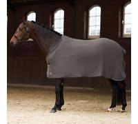 Imperial Riding IRH Fundamental Basic Cooler Blanket, Functional & Breathable, Sweat-Absorbing Polar Fleece Front Closure, Quick Drying Fleece Blanket for Horses, Grey, 165